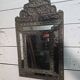 Miroir en laiton à parcloses du XIXe