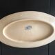 Dish oval porcelain of Lunéville KG - Model Bonaparte - blue décor