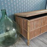Vintage rattan box