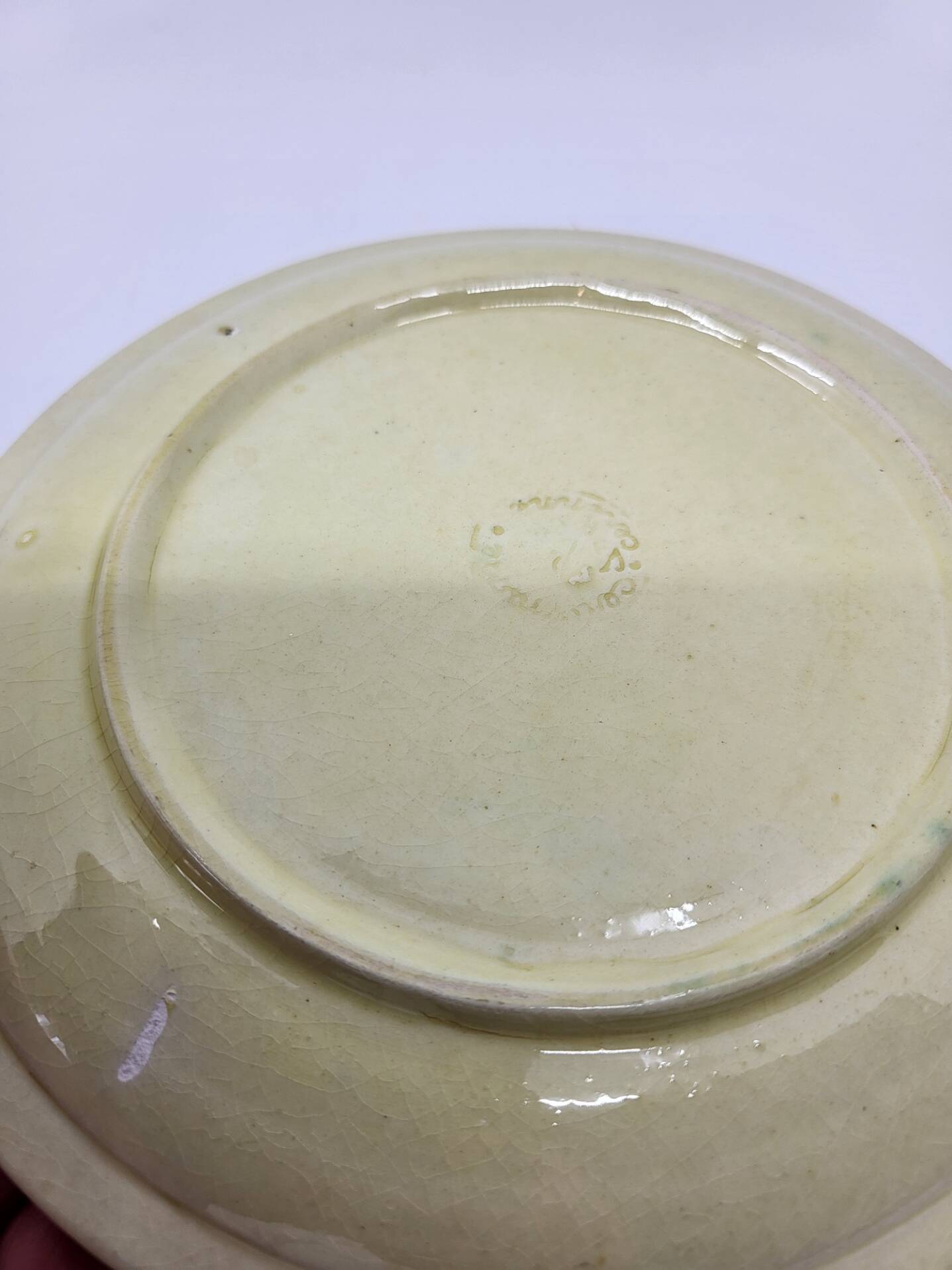 Dessert service Atelier Cerenne Vallauris Santons of Provence France 1950