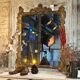 Eighteenth-century trumeau mirror