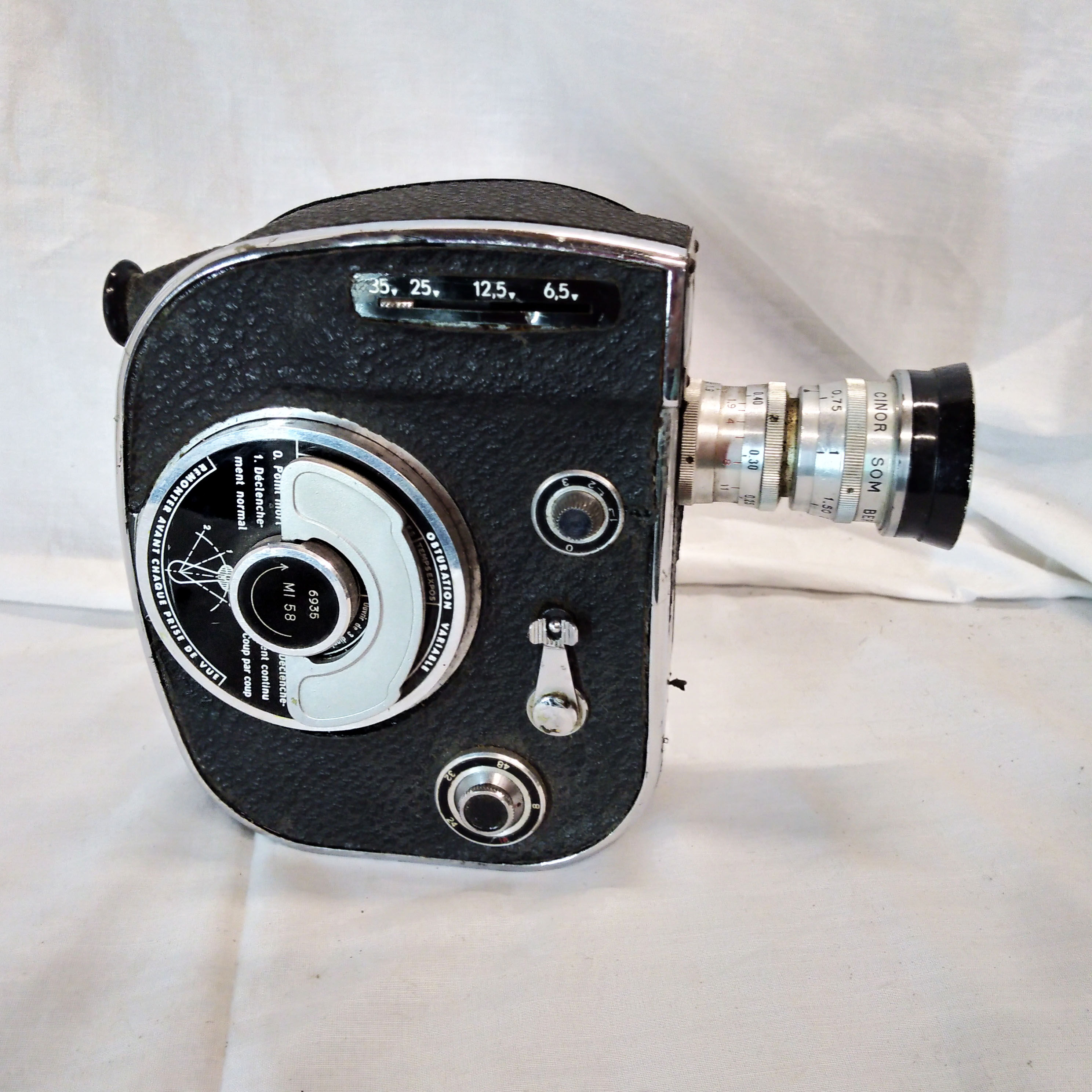Camera Heurtier with Berthiot 1940 lens