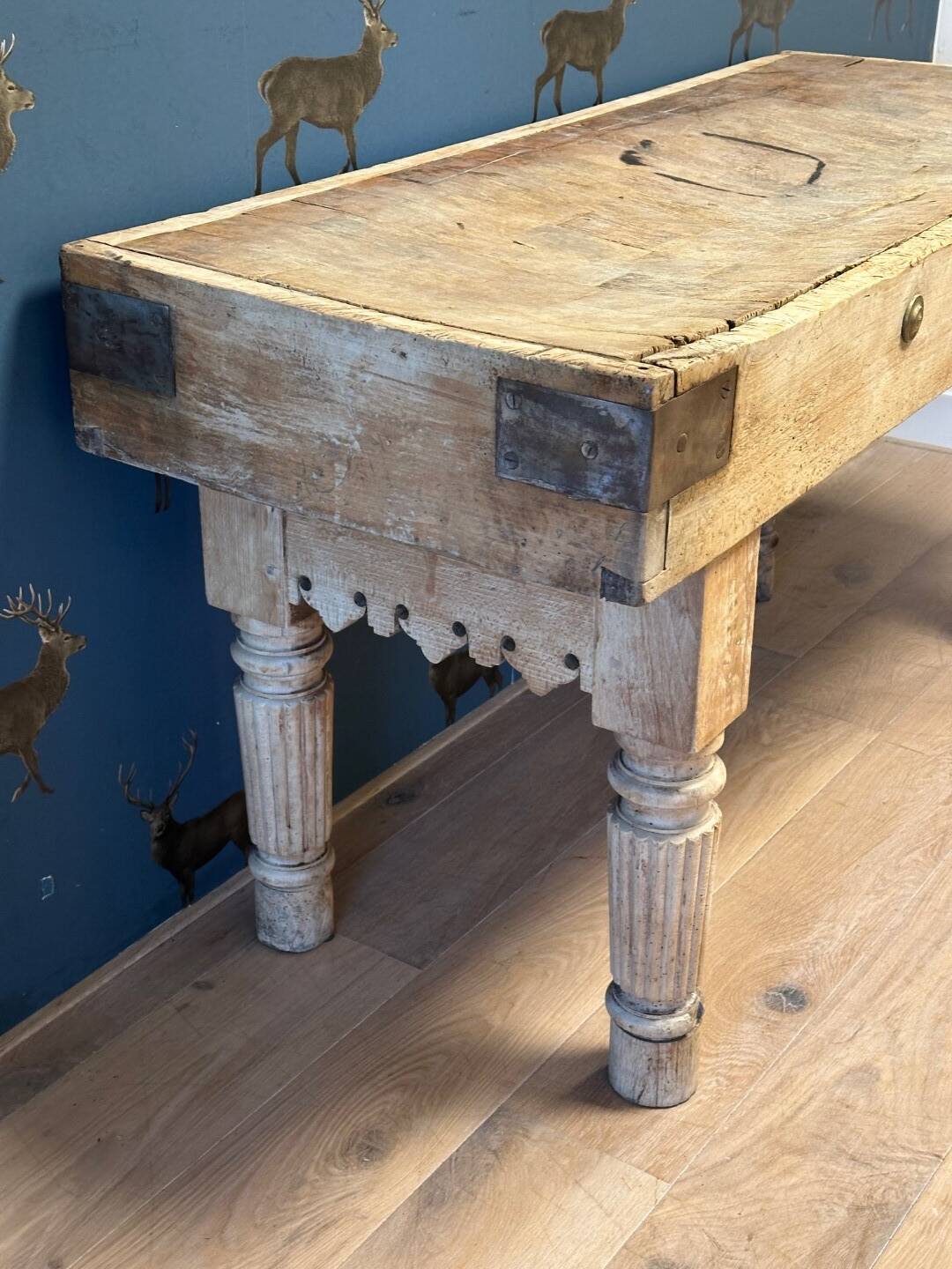 Antique Butcher Table
