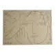 Vintage offset print after Pablo Picasso, "The Face of Peace", 40 x50 cm