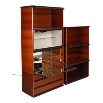 Hilton bar cabinets by Lodovico Acerbis and Giotto Stoppino for Acerbis, 1975