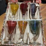Set of 6 Hungarian crystal glasses