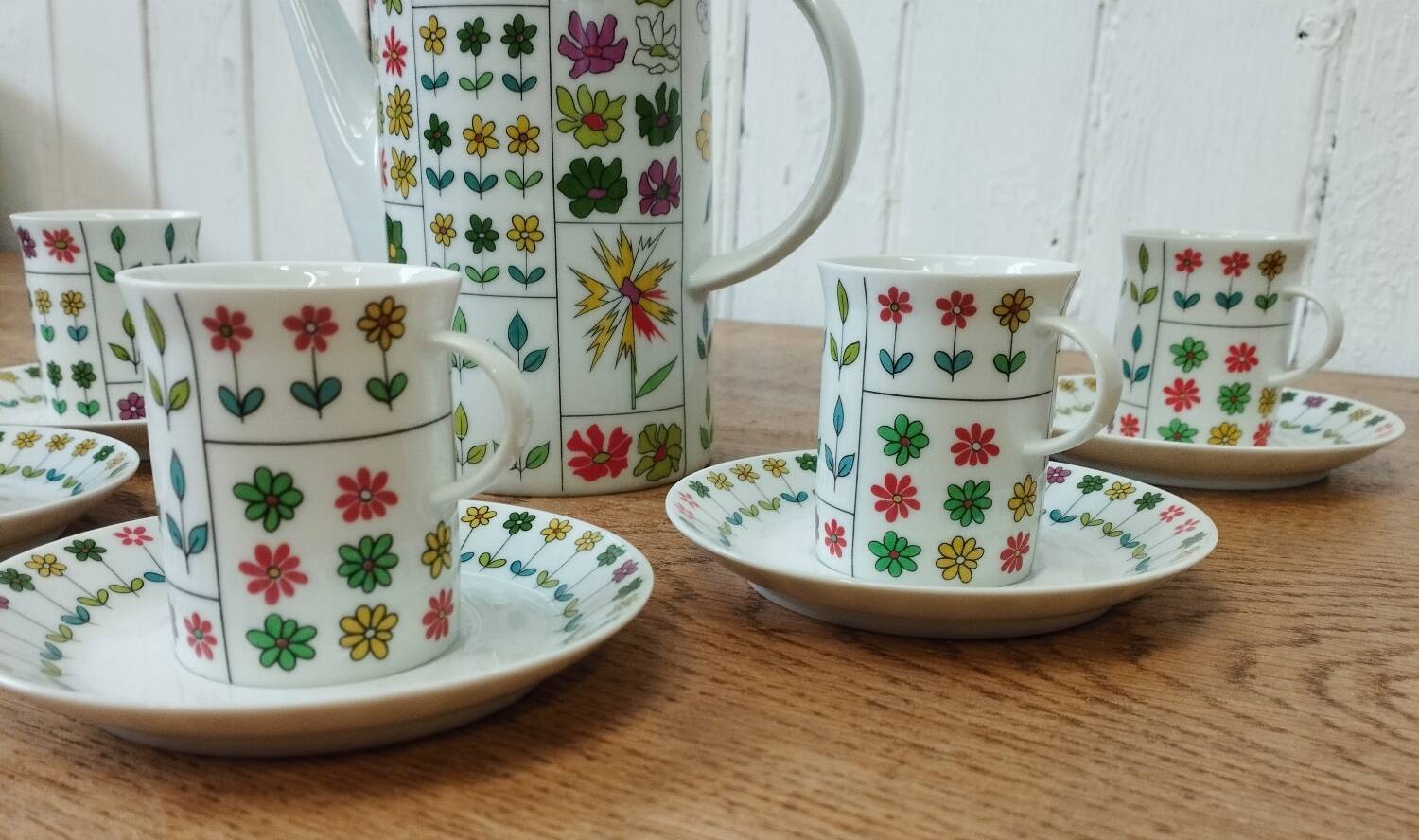 Coffee service rosenthal studio line berlin piemonte baumann pucci