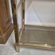 Vintage 1970s golden designer shelf