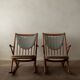 Vintage Teak Rocking Chairs Model 182 Frank Reenskaug Bramin, 1950s, Set 2