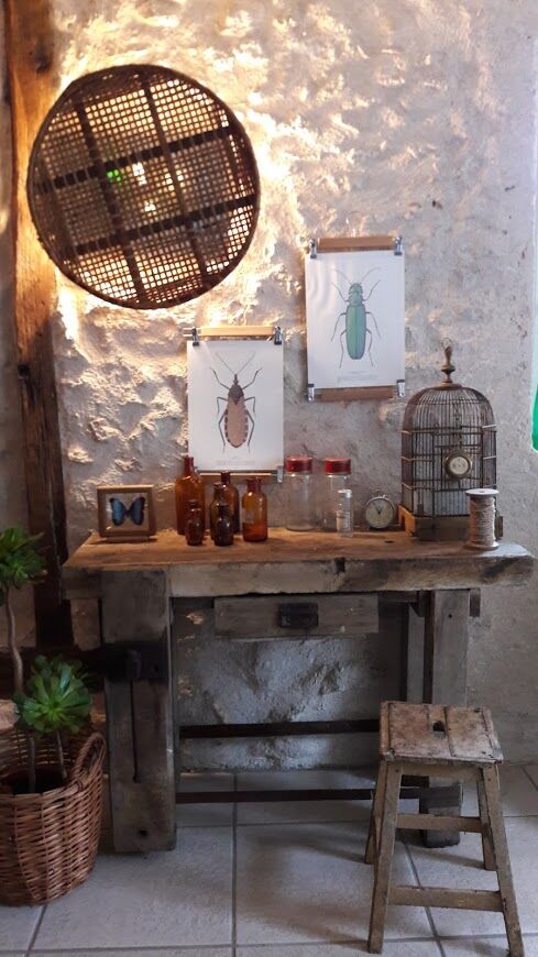 Établi de menuisier ancien