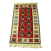Vintage Serbian Pirot kilim, woven in the town of Pirot, Often sold by rug dealers as Turkish or go