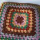 Granny Square Cushion