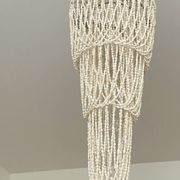 Lustre suspension shells vintage bohemian chandelier