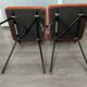 Paire de chaises C57 par Paul Geoffroy édition Airborne