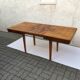 Vintage ziara pravenec halabala compact extendable dining table art deco 50s wood 115cm-170cm