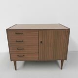 Vintage chest of drawers on tapered legs