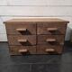 Antique workshop furniture with 6 drawers