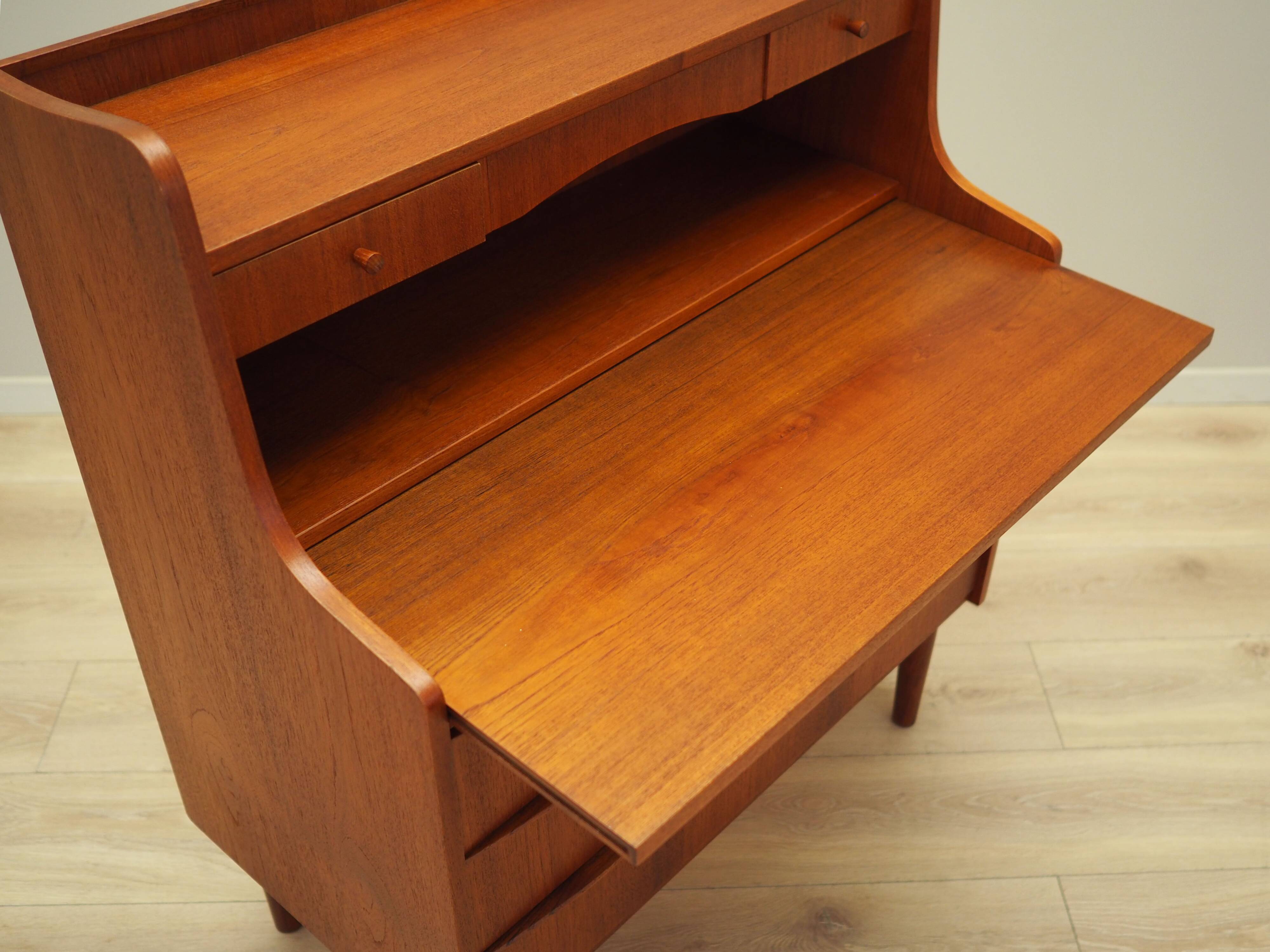Teak secretary, Danish design, 1970s, production: Denmark