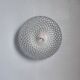 Applique ronde en verre vintage