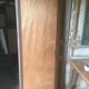 Walnut beveled mirror
