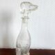 Dachshund dog carafe, Empoli glass, Italy 1960