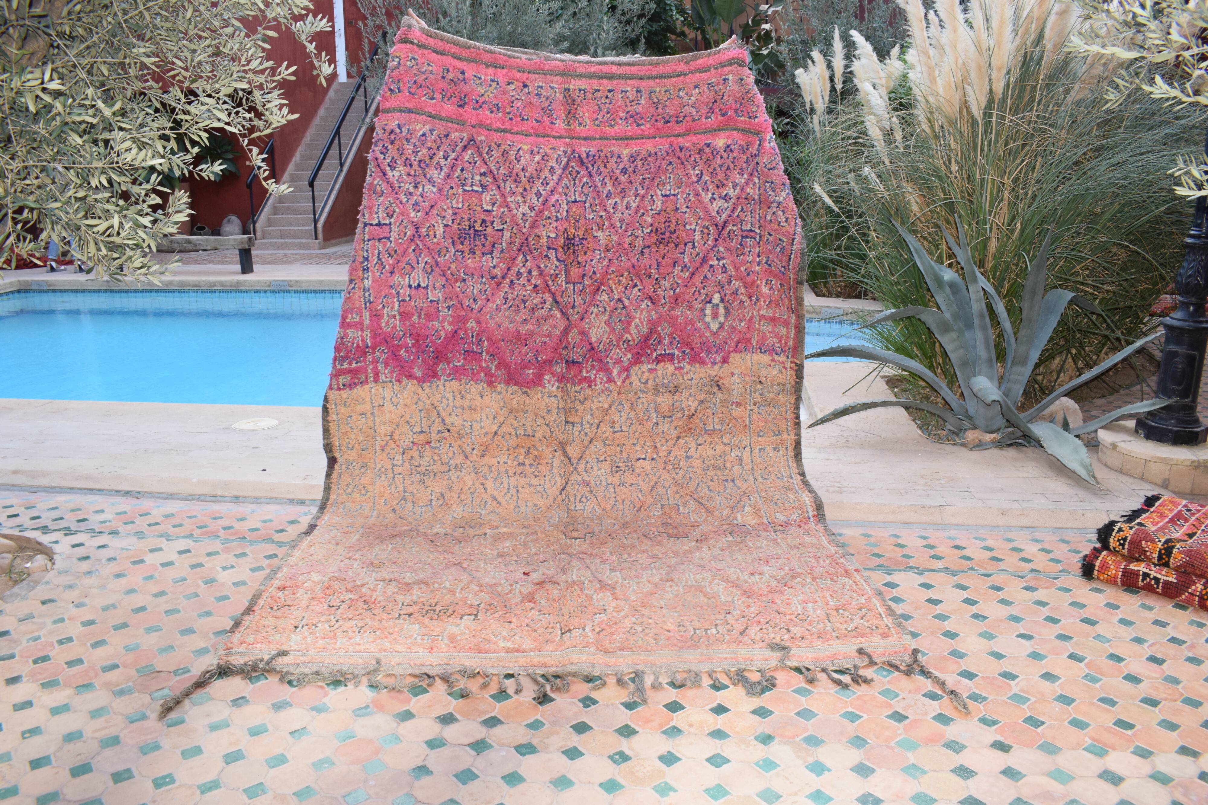 Moroccan Berber rug vintage atlas