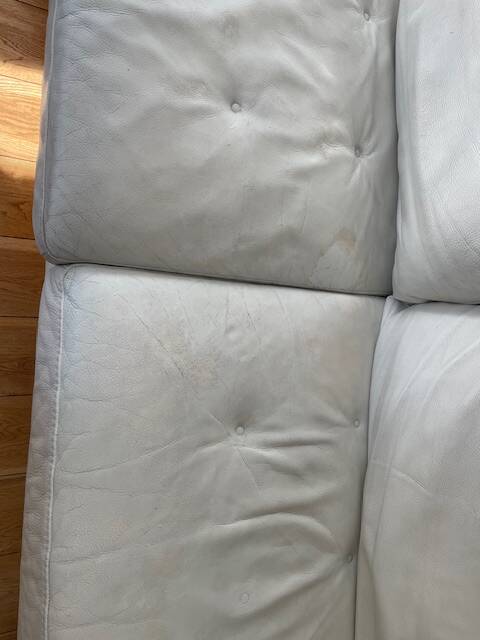 Roche Bobois leather corner sofa