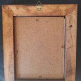 Set of 2 old frames with reproduction of fruits