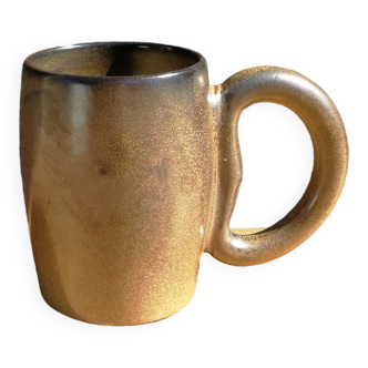 Enameled stoneware mug