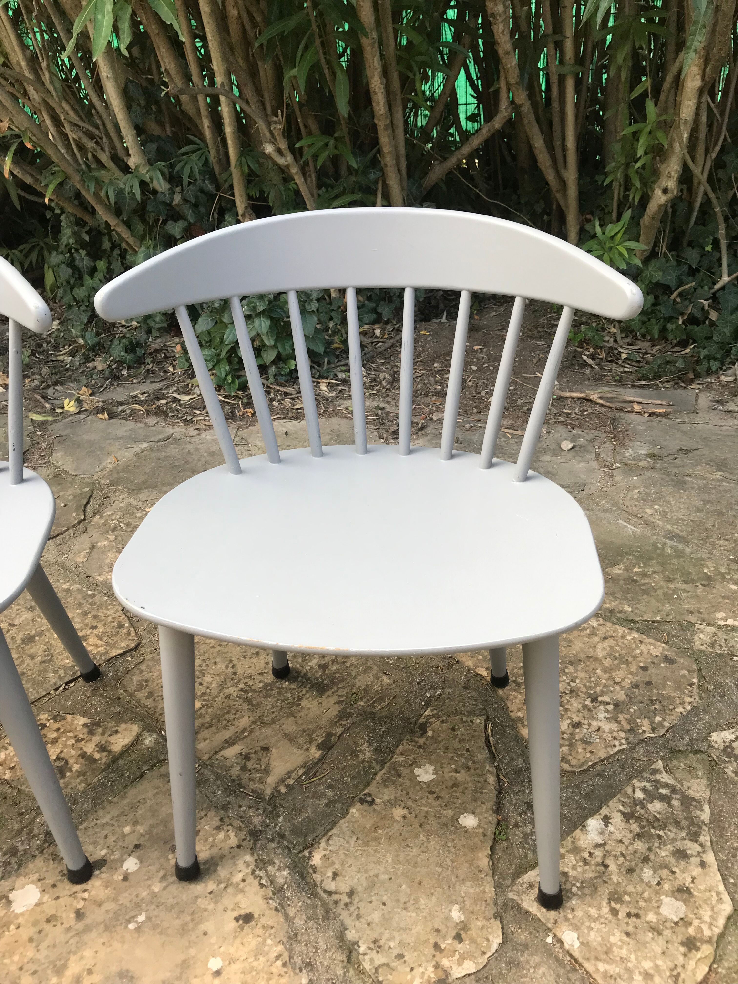 Paire de chaises scandinaves FDB Mobler 1971