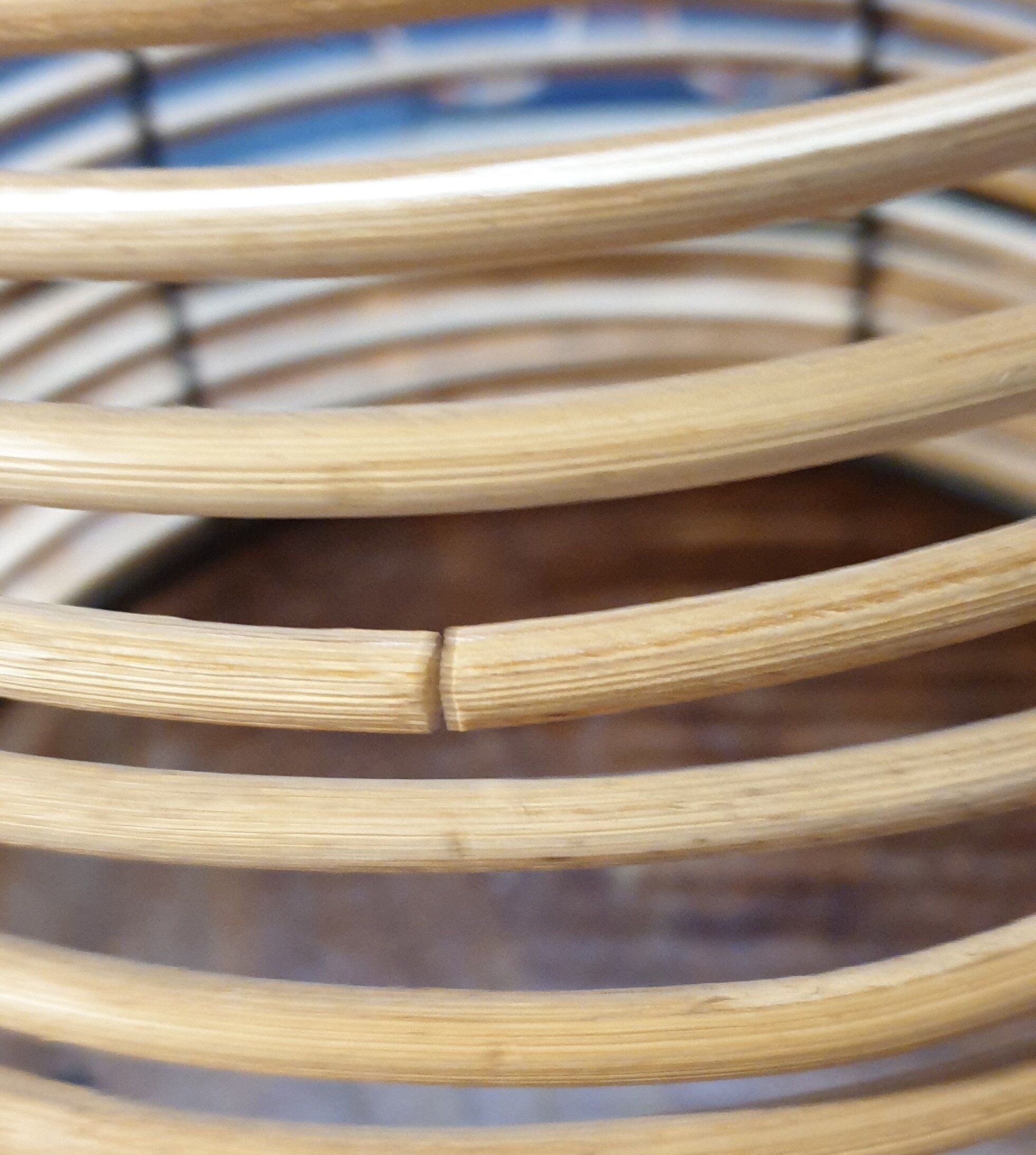 Natural rattan lampshade