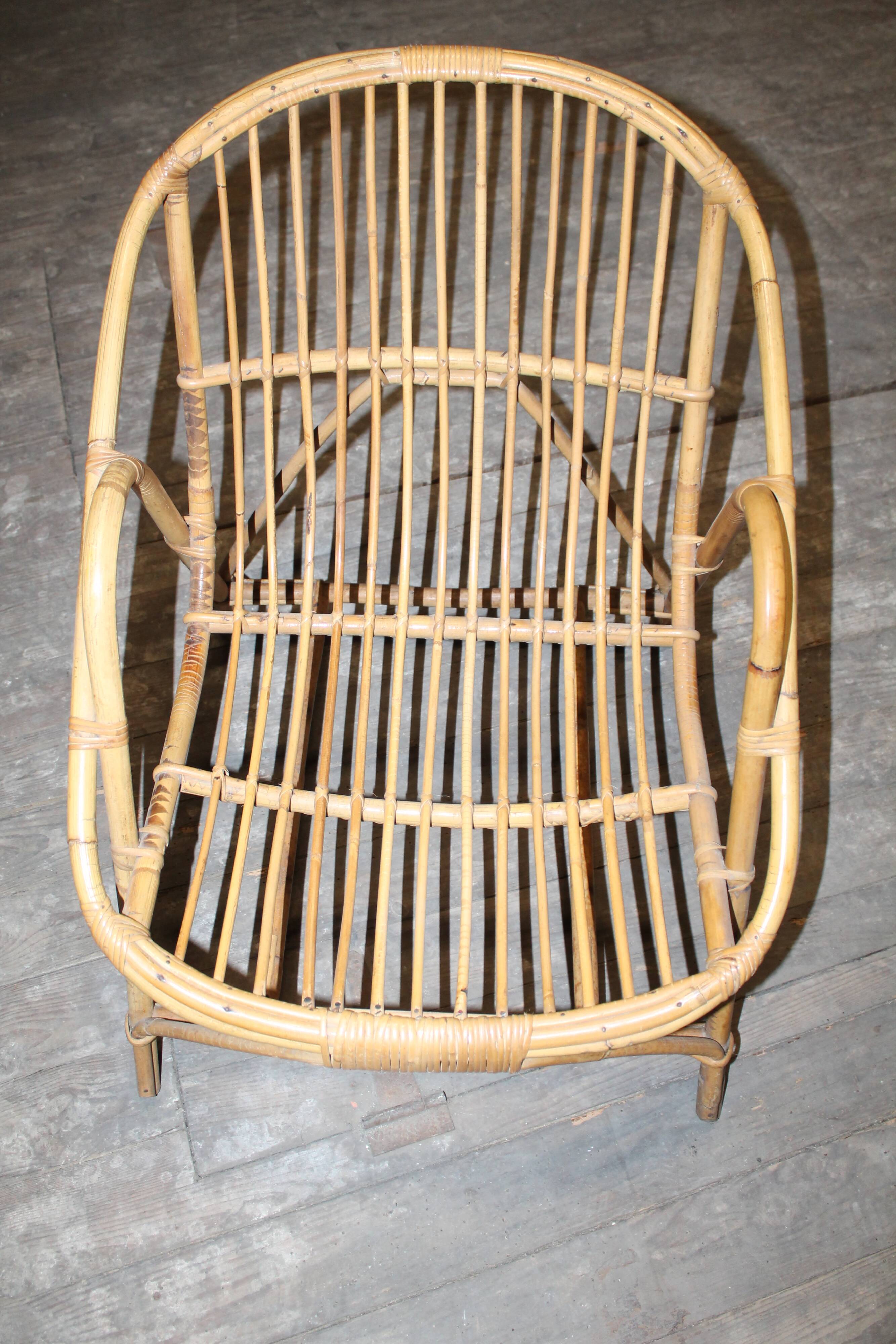 Adult rattan chair