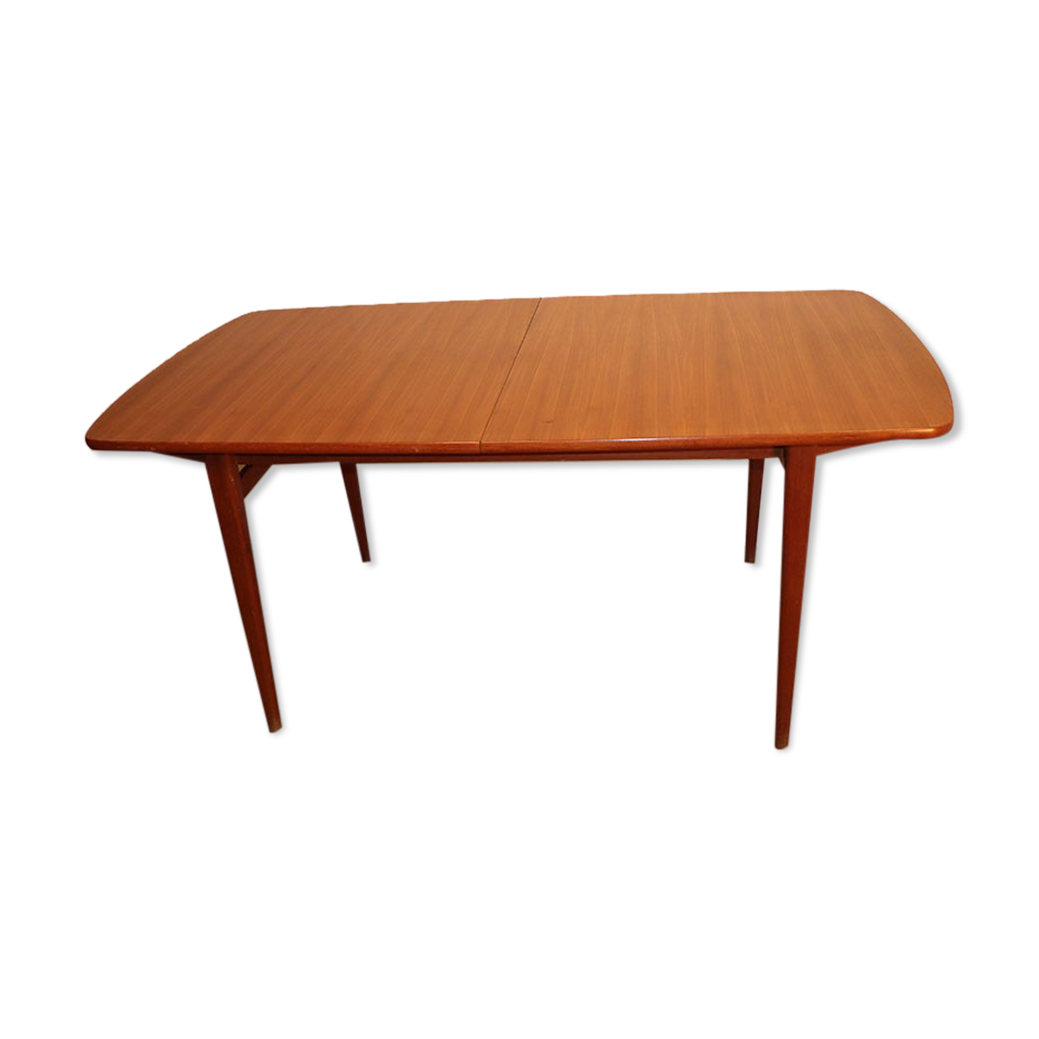 Scandinavian expandable teak dining table circa 1960