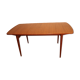 Table de repas extensible scandinave en teck vers 1960