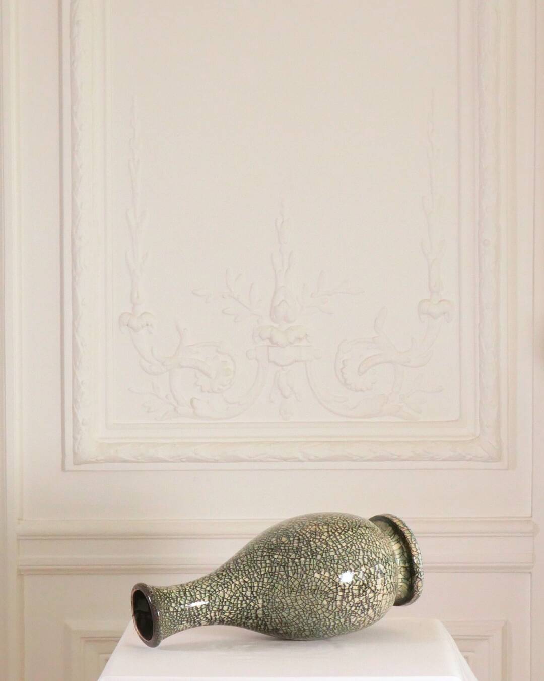 Marcel Guillard gourd-shaped vase