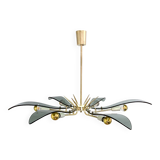 Large Dahlia-style chandelier