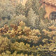 Old painting tableau Vieux Mâs at the Aire Saint-Michel E.Duru 1951