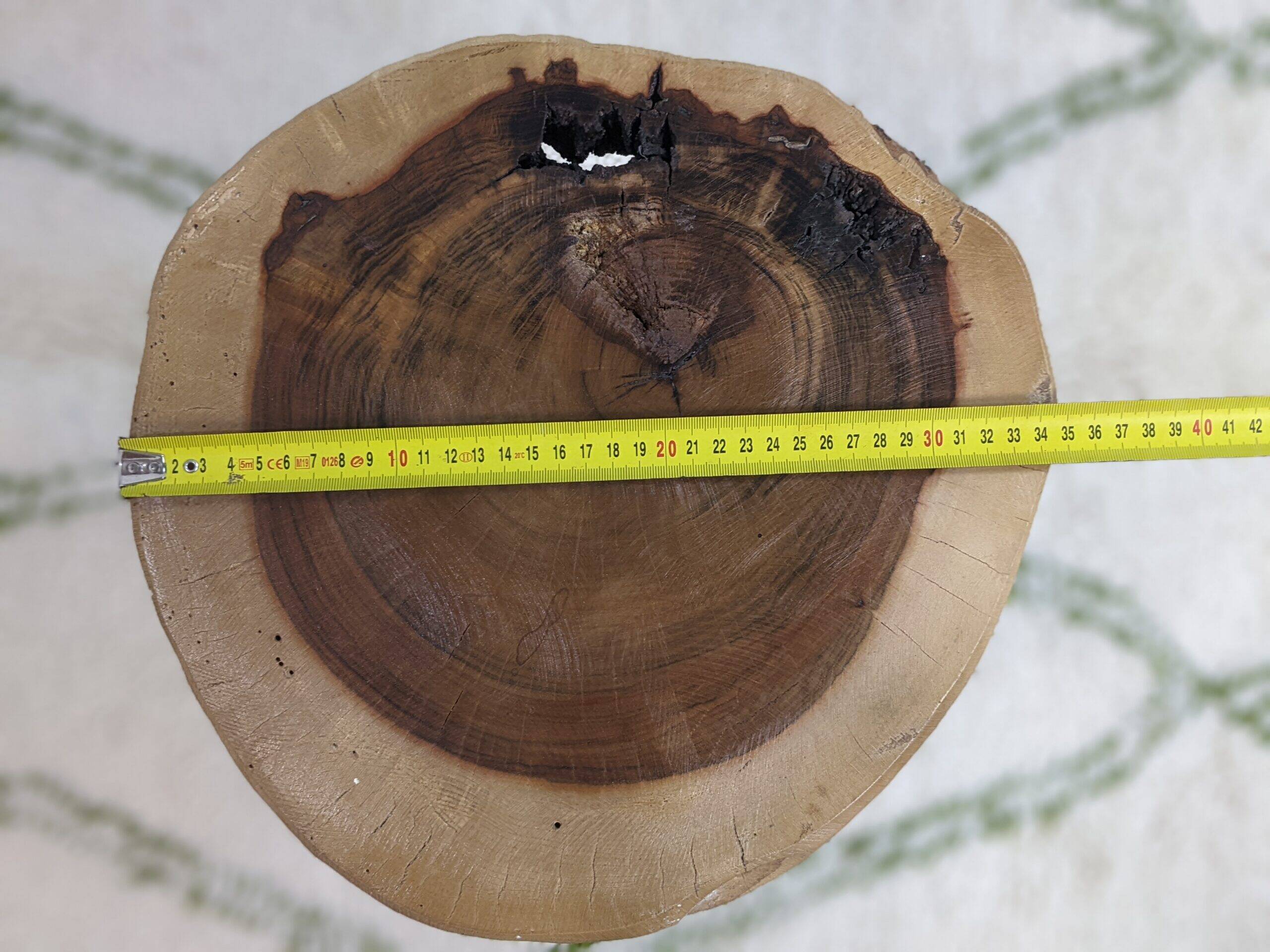 Walnut wood table