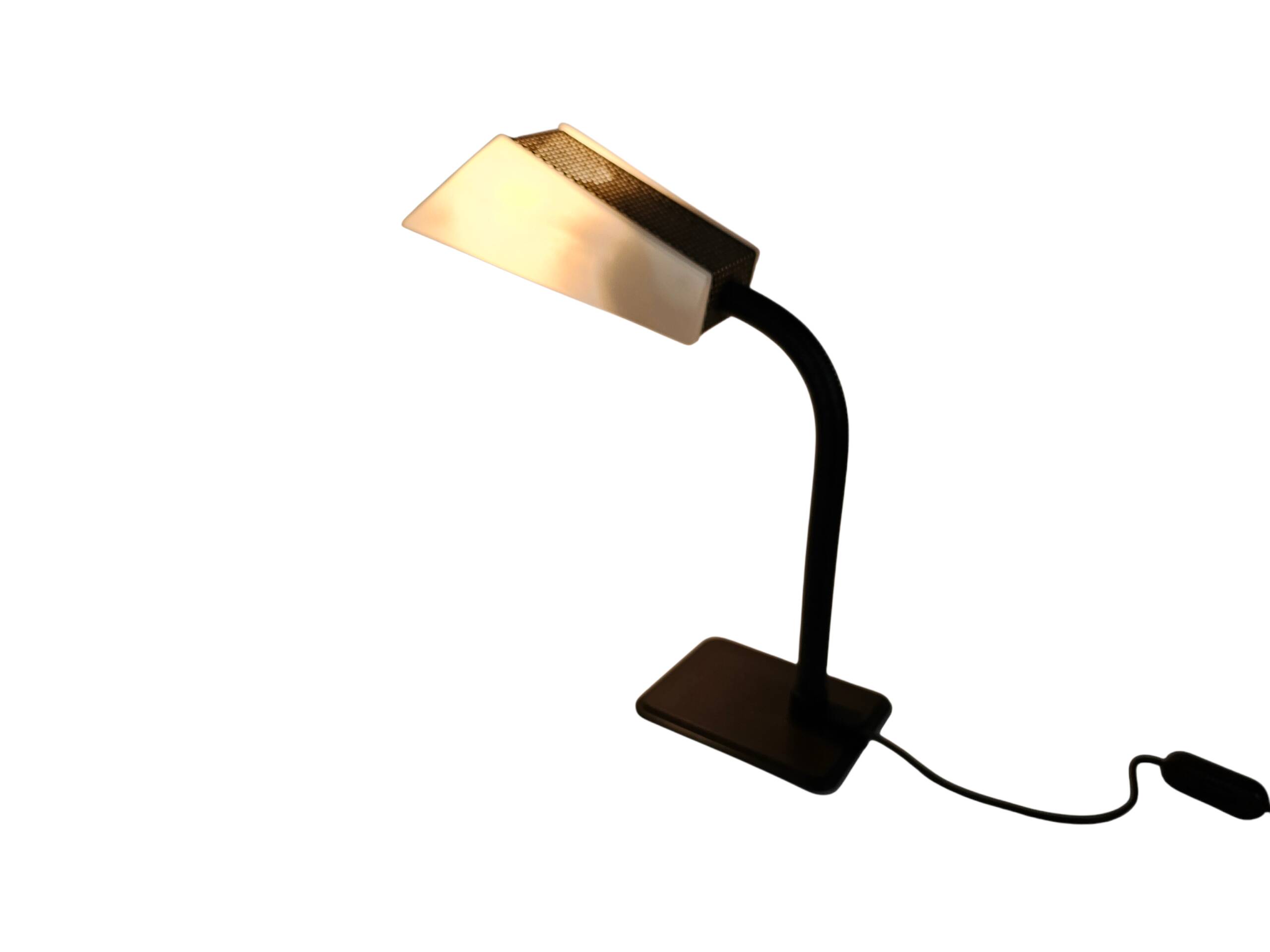 Vintage - table lamp - flexible neck - matchstick lamp - 70's