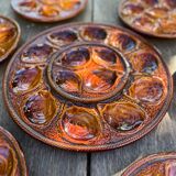 St Clément ceramic oyster plates