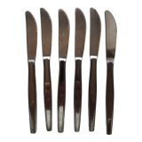 Set of 6 Rostfrei stainless steel table knives