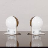 Pair of Sirio table lamps by Sergio Brazzoli & Ermanno Lampa for Guzzini