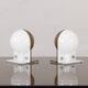 Pair of Sirio table lamps by Sergio Brazzoli & Ermanno Lampa for Guzzini