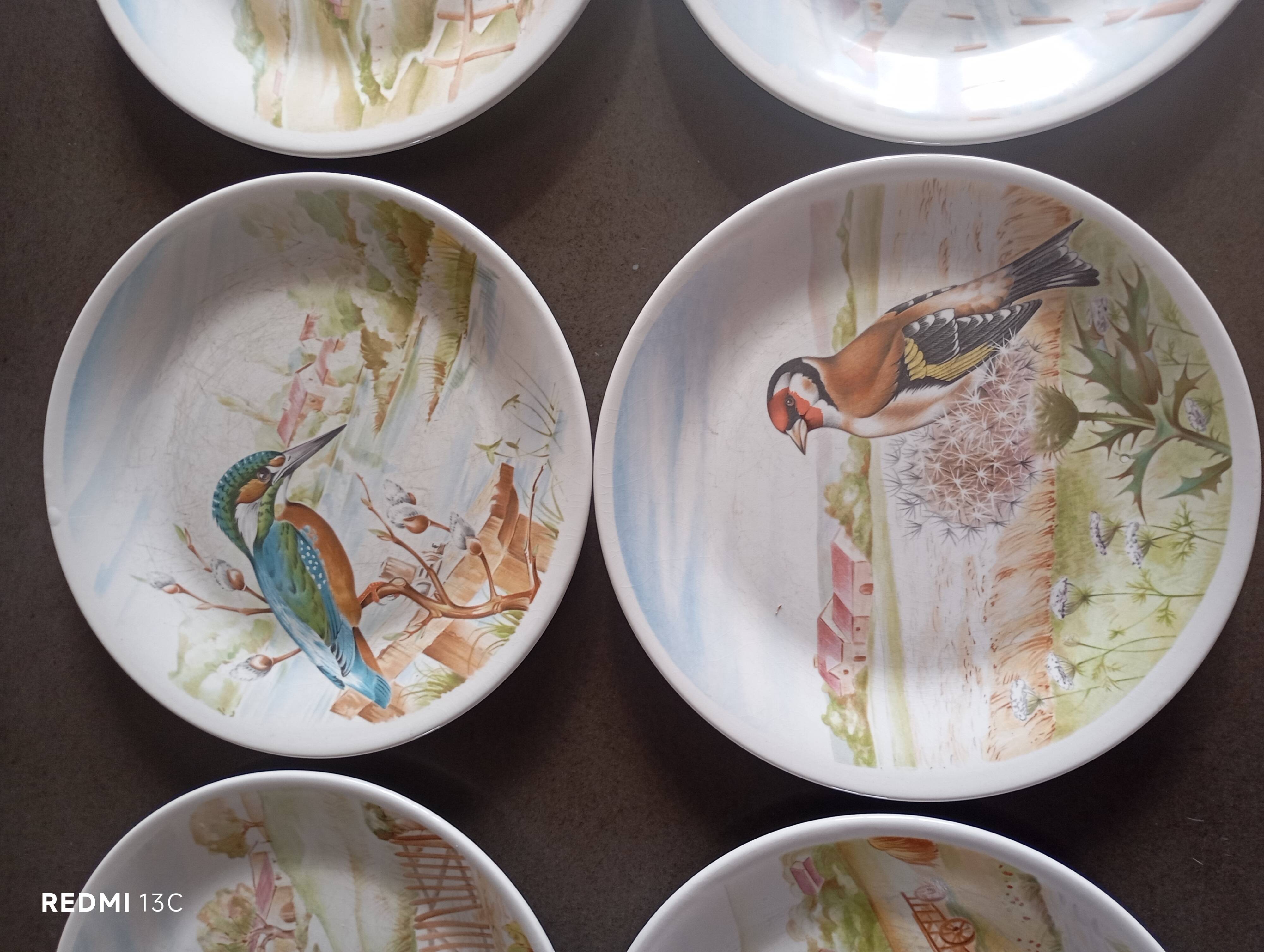 Sarreguemines dessert plates