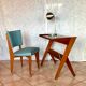 Suite of 4 chairs 50s skai
