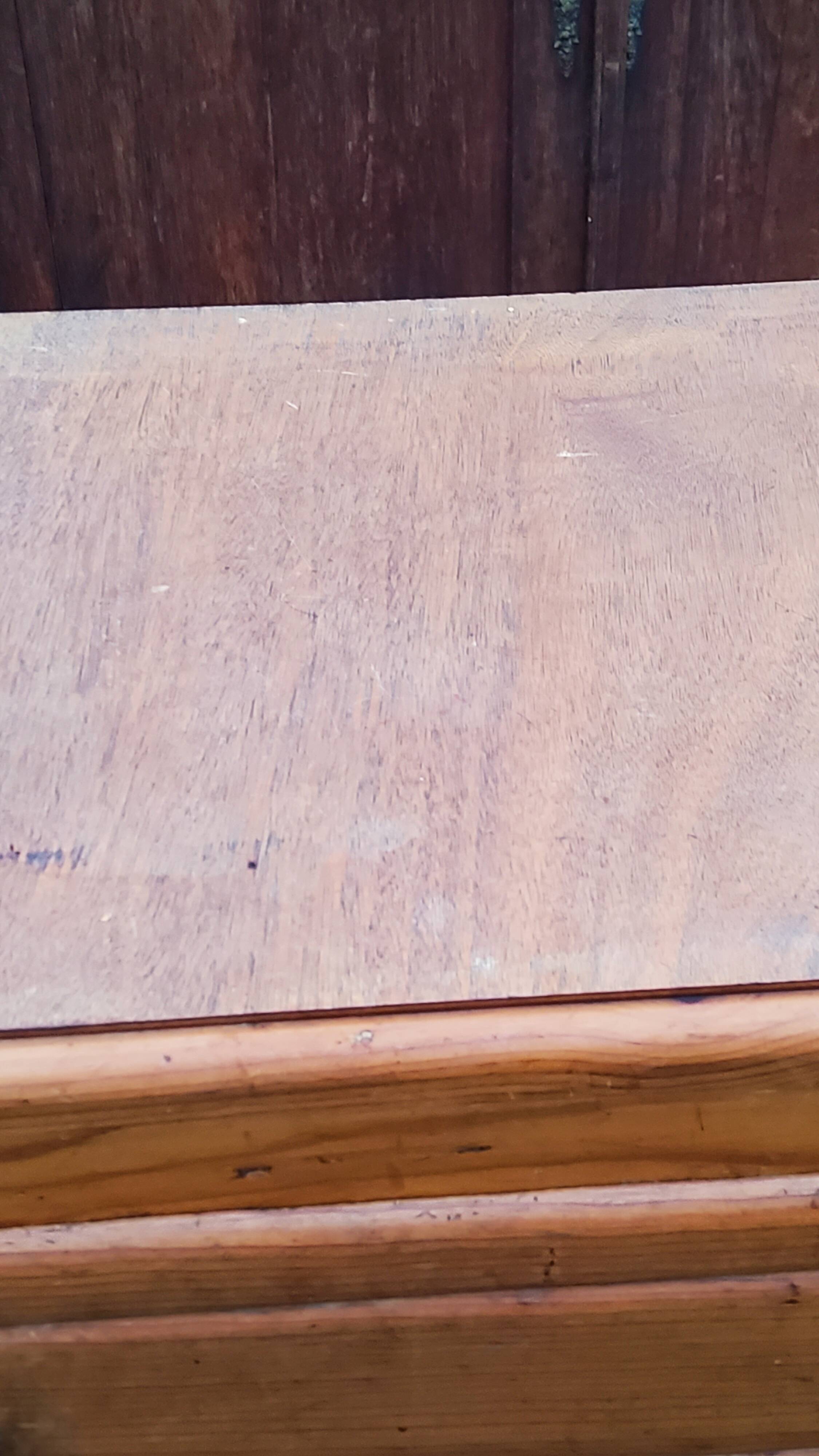 Vintage chest of drawers from the 50s with compass feet and 3 drawers