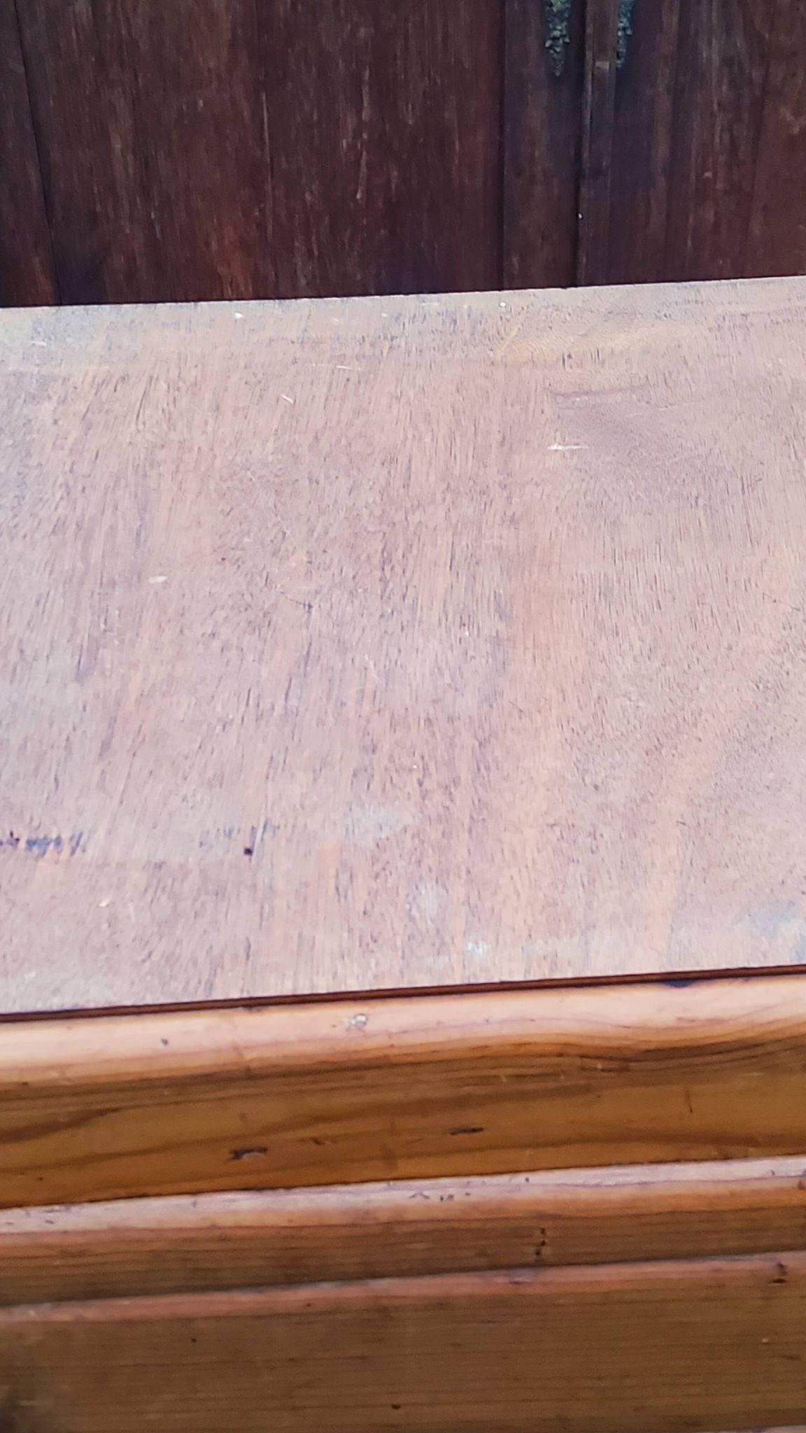 Vintage chest of drawers from the 50s with compass feet and 3 drawers