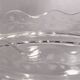 Small cut glass bowl with a handle in silver-plated metal, 13x14cm, early 20th century.