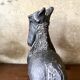 Black glazed ceramic sculpture signed Pouchain – Circa 1960