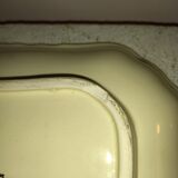 Flat jatte earthenware Gien Rambouillet